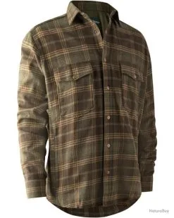 Deerhunter Chemise Noah Stormliner (Couleur: Carreaux Vert/brun, Taille: L)