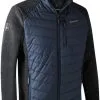 Doudoune Moor Deerhunter Coloris Bleu Avec Tricot Bleu S