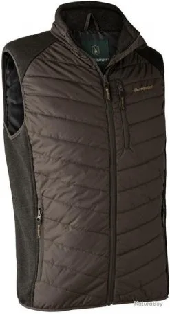 Doudoune Sans Manches Marron Moor Deerhunter Marron