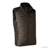 Gilet Doudoune Moor Avec Tricot Marron Deerhunter