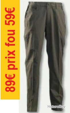 Pantalon FUSEAU "DEERHUNTER " Daytona Classic Kaki T 54 3134-54
