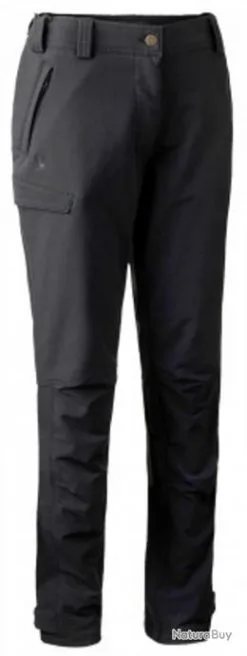 Pantalon Noir Lady Ann Stretch Deerhunter Noir