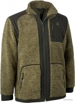 Devant 39 Veste Kaki En Peluche Et Laine Germania Deerhunter Kaki