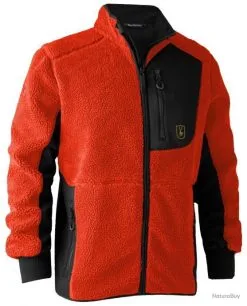 Veste Orange Rogaland En Fibre De Velours Deerhunter Orange