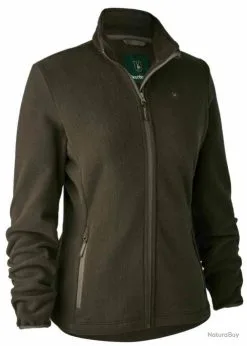 Veste Polaire De Chasse Femme Lady Jacket Kaki DEERHUNTER-36