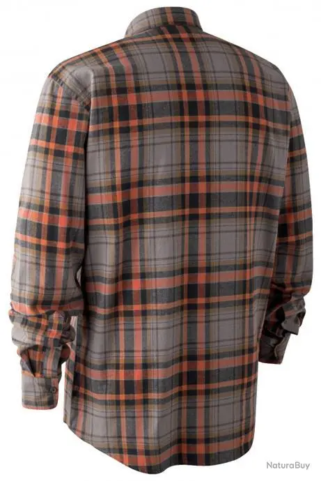 Chemise Marvin Orange à Carreaux Deerhunter Carreaux 47/48 4 Chemise Marvin Orange à Carreaux Deerhunter Carreaux 47/48 – Image 2