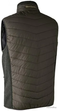 Devant -Deerhunter Soldes 00002 Doudoune sans manches kaki Moor Deehunter Kaki S