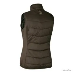 Devant -Deerhunter Soldes 00002 Gilet doudoune Lady Heat Marron Deerhunter Nouveaute