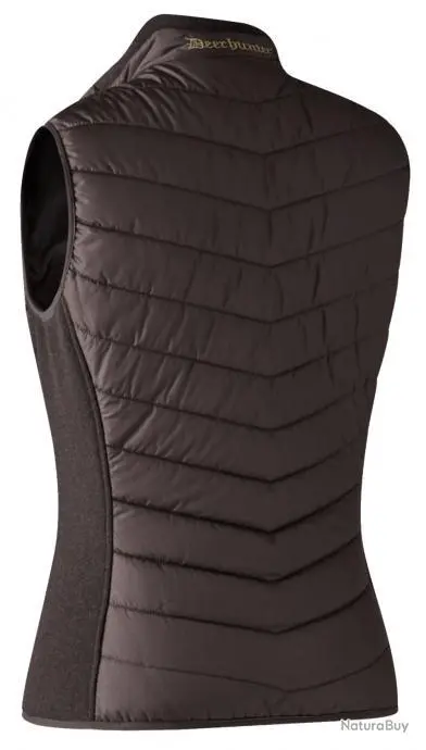 Gilet Prune Matelassé Lady Caroline Deerhunter Prune 4 Gilet Prune Matelassé Lady Caroline Deerhunter Prune – Image 2