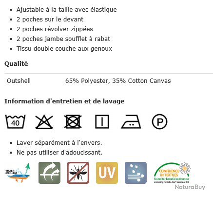 Pantalon Deerhunter Lofoten Wax Taille 50 4 Pantalon Deerhunter Lofoten Wax Taille 50 – Image 2