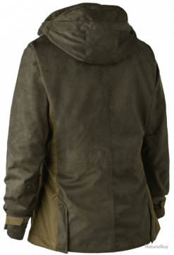 Veste De Chasse Femme Lady Estelle Kaki Deerhunter -Deerhunter Soldes 00002 Veste de chasse femme Lady Estelle kaki Deerhunter 36