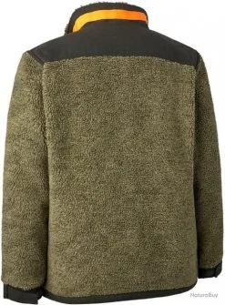 Devant -Deerhunter Soldes 00002 Veste kaki en peluche et laine Germania Deerhunter Kaki S