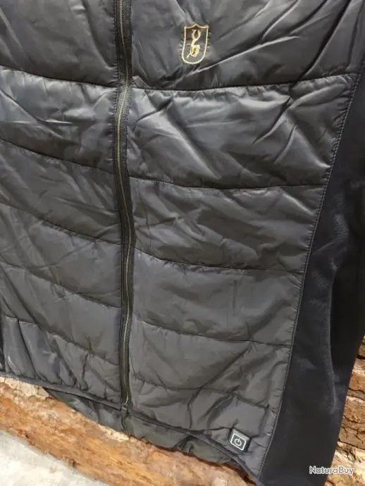 GILET CHAUFFANT HEAT NOIR DEERHUNTER 5 GILET CHAUFFANT HEAT NOIR DEERHUNTER â Image 3