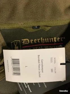 DEERHUNTER "Gamekeeper Bonded" Veste De Chasse Homme Taille L (NEUF) *Prix étiqueté: 104* -Deerhunter Soldes 00005 DEERHUNTER Gamekeeper Bonded Veste de chasse homme Taille L NEUF Prix etiquete 104