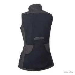 Gilet Lady Ann Noir/gris Deerhunter -Deerhunter Soldes 00005 Gilet Lady Ann noir gris Deerhunter Nouvelle Collection