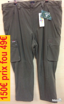 PANTALON ALBERTVILLE DEERHUNTER Membrane DEER-TEX Fibres OUTLAST 54 4817JS