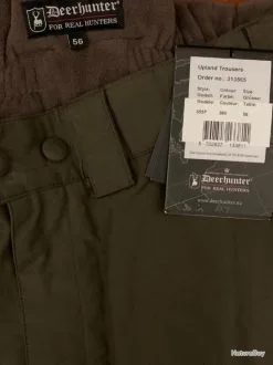 DEERHUNTER "Upland Trousers Waterproof" Pantalon Chasse Homme Taille 50 (NEUF) *Prix étiqueté: 149* -Deerhunter Soldes 00009 DEERHUNTER Upland Trousers Pantalon de chasse homme NEUF