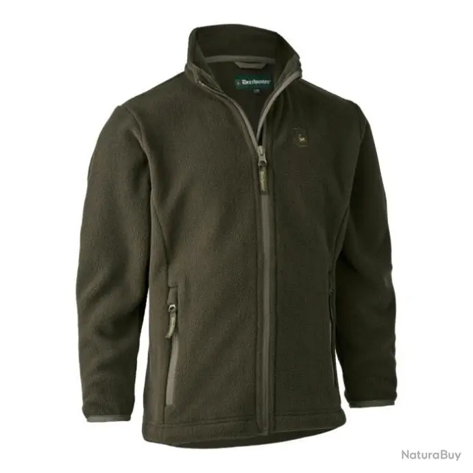 Veste Polaire De Chasse Enfant DeerHunter Vert 3 Veste Polaire De Chasse Enfant DeerHunter Vert
