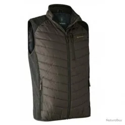 Gilet Matelassé DeerHunter Moor Marron -Deerhunter Soldes 00018 Gilet matelasse DeerHunter Moor Marron