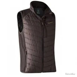 Gilet Matelassé DeerHunter Moor Marron -Deerhunter Soldes 00020 Gilet matelasse DeerHunter Moor Marron