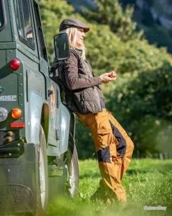 Gilet Matelassé Avec Tricot Lady Caroline Marron Deerhunter -Deerhunter Soldes 00020 Gilet matelasse avec tricot Lady Caroline marron Deerhunter Nouvelle Collection