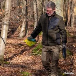 Veste Rogaland En Fibre De Velours Kaki Deerhunter -Deerhunter Soldes 00029 Veste Rogaland en fibre de velours kaki Deerhunter