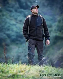 Veste Rogaland En Fibre De Velours Marron Deerhunter -Deerhunter Soldes 00031 Veste Rogaland en fibre de velours marron Deerhunter